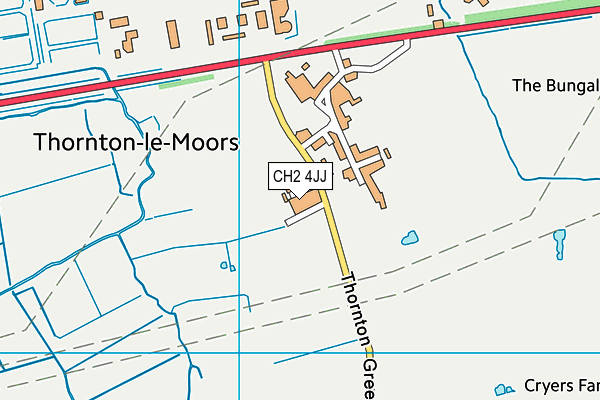 CH2 4JJ map - OS VectorMap District (Ordnance Survey)