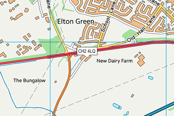 CH2 4LQ map - OS VectorMap District (Ordnance Survey)