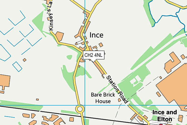 CH2 4NL map - OS VectorMap District (Ordnance Survey)