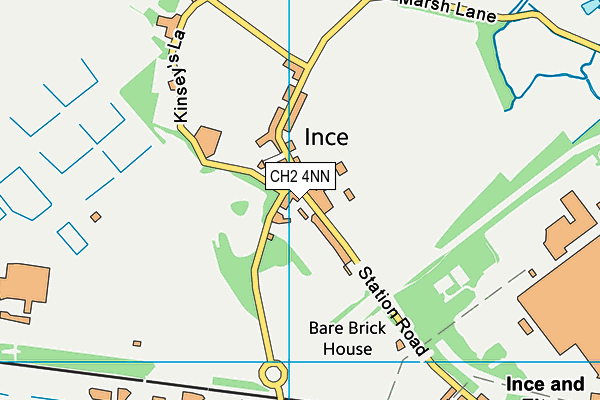 CH2 4NN map - OS VectorMap District (Ordnance Survey)