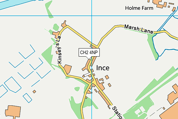 CH2 4NP map - OS VectorMap District (Ordnance Survey)