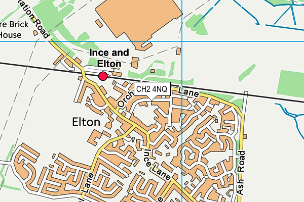 CH2 4NQ map - OS VectorMap District (Ordnance Survey)