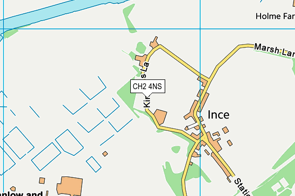 CH2 4NS map - OS VectorMap District (Ordnance Survey)
