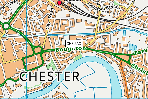 CH3 5AQ map - OS VectorMap District (Ordnance Survey)