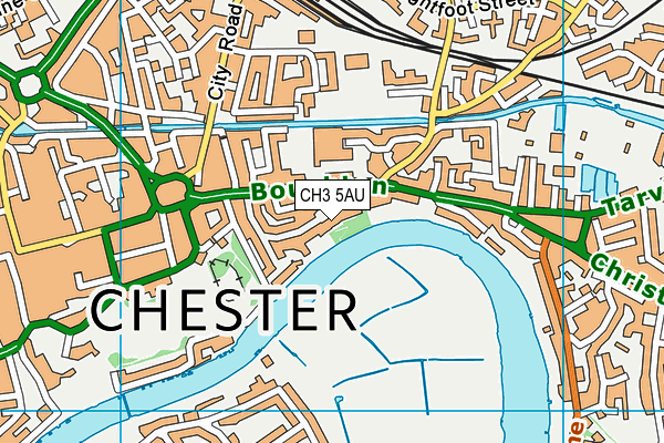 CH3 5AU map - OS VectorMap District (Ordnance Survey)