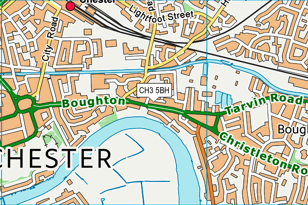 CH3 5BH map - OS VectorMap District (Ordnance Survey)