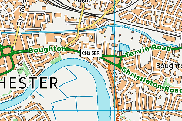 CH3 5BR map - OS VectorMap District (Ordnance Survey)