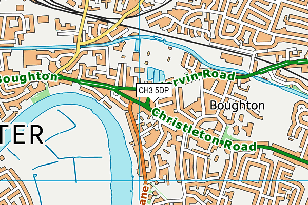 CH3 5DP map - OS VectorMap District (Ordnance Survey)