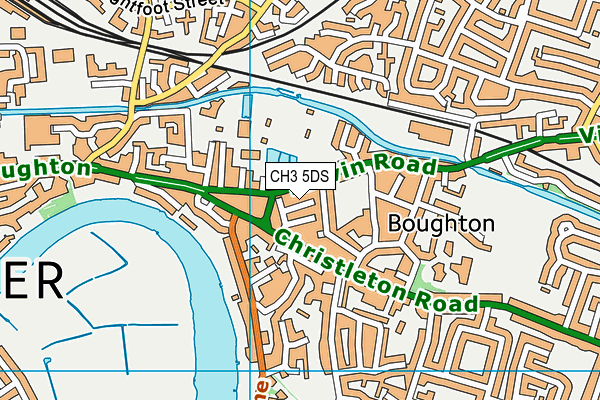 CH3 5DS map - OS VectorMap District (Ordnance Survey)