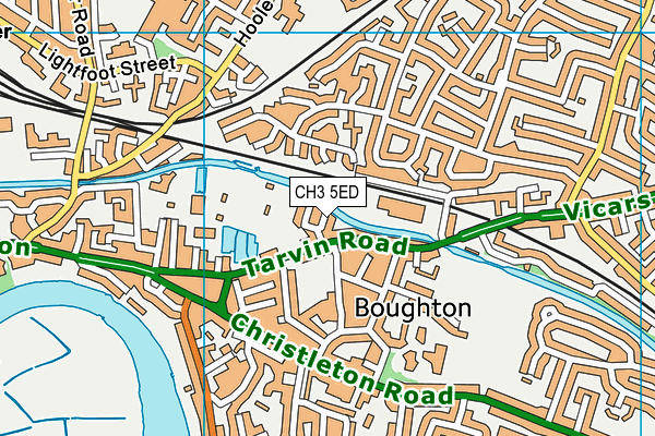 CH3 5ED map - OS VectorMap District (Ordnance Survey)