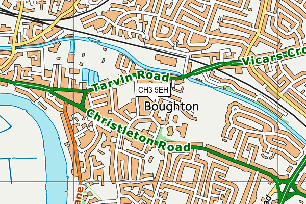 CH3 5EH map - OS VectorMap District (Ordnance Survey)