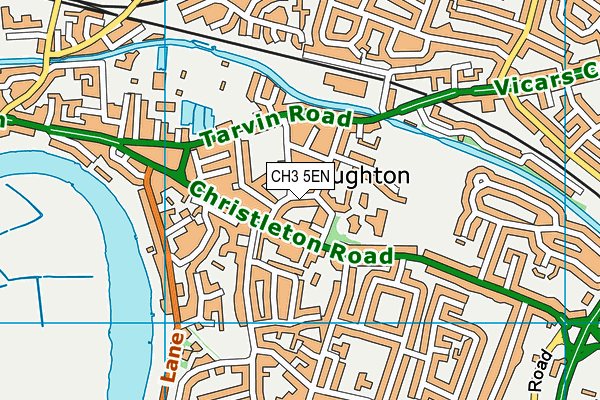 CH3 5EN map - OS VectorMap District (Ordnance Survey)