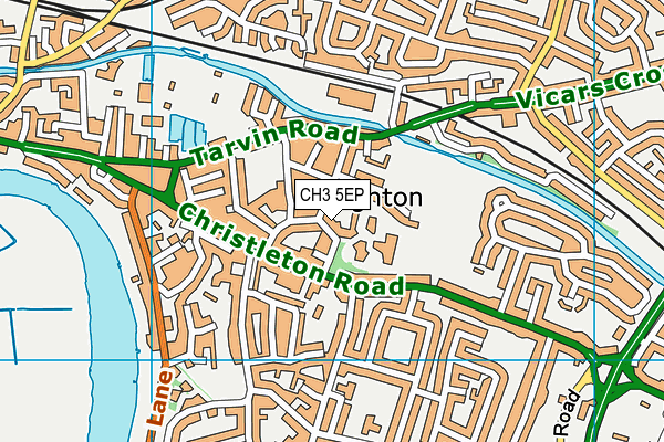 CH3 5EP map - OS VectorMap District (Ordnance Survey)