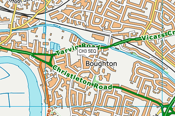 CH3 5EQ map - OS VectorMap District (Ordnance Survey)