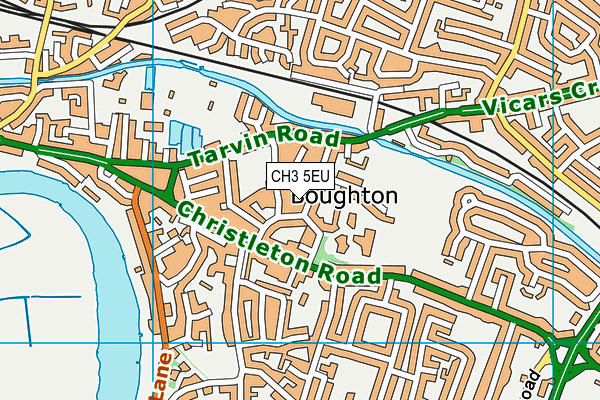 CH3 5EU map - OS VectorMap District (Ordnance Survey)