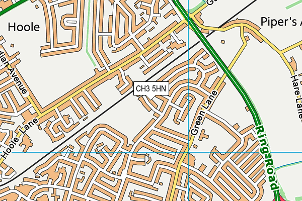 CH3 5HN map - OS VectorMap District (Ordnance Survey)