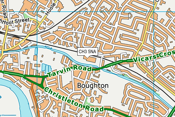 CH3 5NA map - OS VectorMap District (Ordnance Survey)