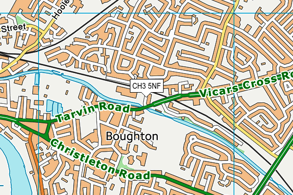 CH3 5NF map - OS VectorMap District (Ordnance Survey)