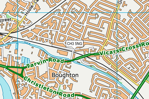 CH3 5NG map - OS VectorMap District (Ordnance Survey)