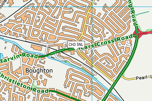 CH3 5NL map - OS VectorMap District (Ordnance Survey)