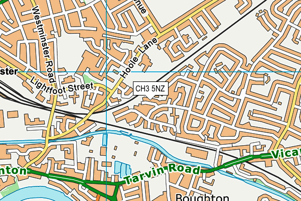 CH3 5NZ map - OS VectorMap District (Ordnance Survey)