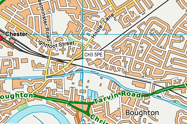 CH3 5PE map - OS VectorMap District (Ordnance Survey)