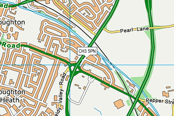 CH3 5PN map - OS VectorMap District (Ordnance Survey)