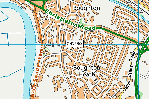 CH3 5RQ map - OS VectorMap District (Ordnance Survey)