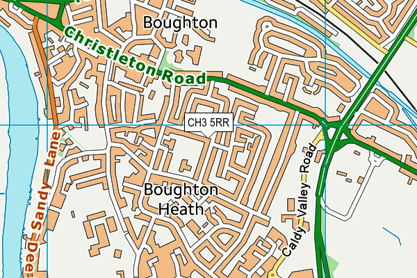 CH3 5RR map - OS VectorMap District (Ordnance Survey)