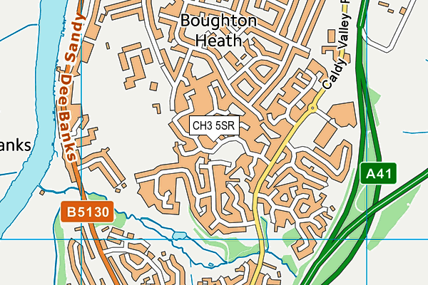 CH3 5SR map - OS VectorMap District (Ordnance Survey)