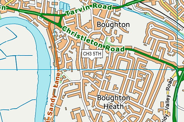 CH3 5TH map - OS VectorMap District (Ordnance Survey)