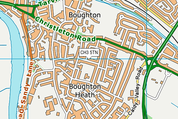 CH3 5TN map - OS VectorMap District (Ordnance Survey)