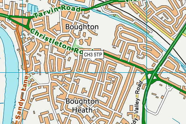 CH3 5TP map - OS VectorMap District (Ordnance Survey)