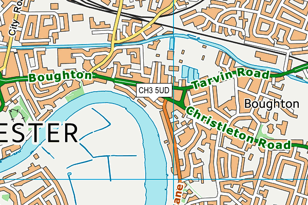 CH3 5UD map - OS VectorMap District (Ordnance Survey)