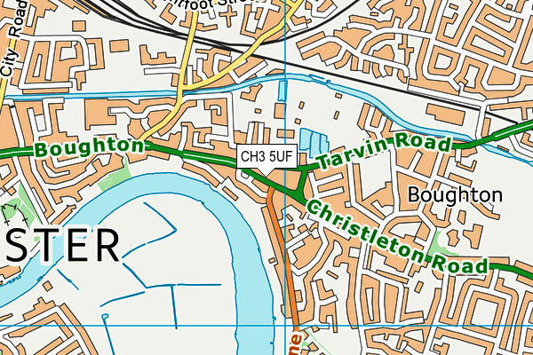 CH3 5UF map - OS VectorMap District (Ordnance Survey)