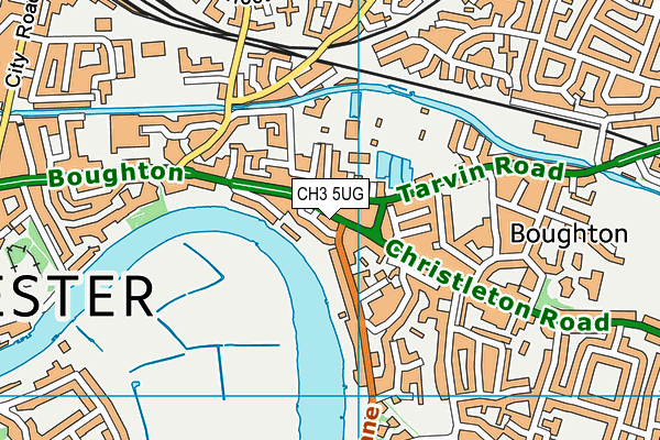 CH3 5UG map - OS VectorMap District (Ordnance Survey)