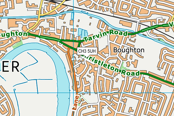 CH3 5UH map - OS VectorMap District (Ordnance Survey)