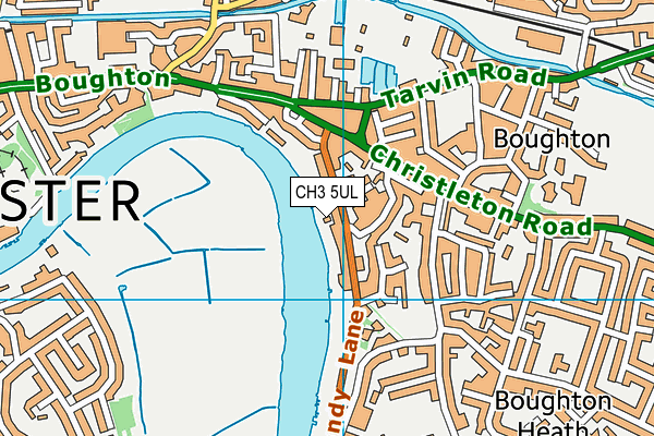 CH3 5UL map - OS VectorMap District (Ordnance Survey)