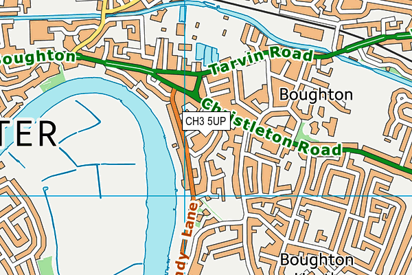 CH3 5UP map - OS VectorMap District (Ordnance Survey)