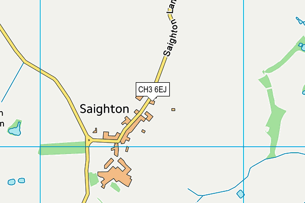 CH3 6EJ map - OS VectorMap District (Ordnance Survey)