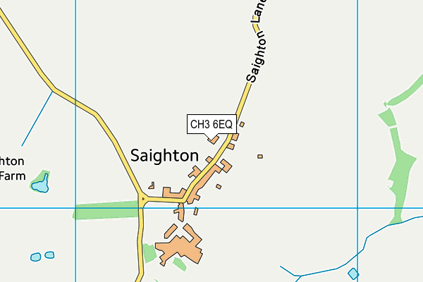 CH3 6EQ map - OS VectorMap District (Ordnance Survey)