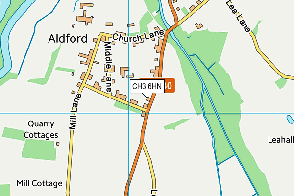 CH3 6HN map - OS VectorMap District (Ordnance Survey)