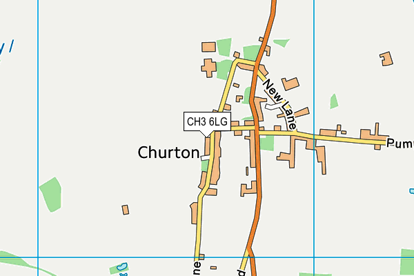 CH3 6LG map - OS VectorMap District (Ordnance Survey)