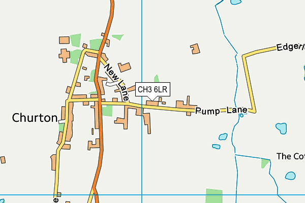 CH3 6LR map - OS VectorMap District (Ordnance Survey)