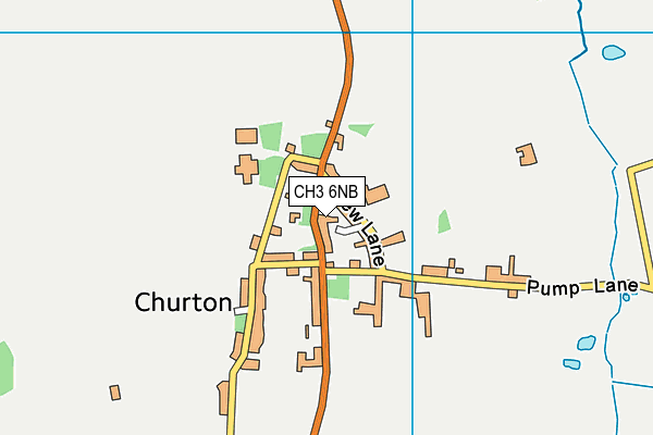 CH3 6NB map - OS VectorMap District (Ordnance Survey)