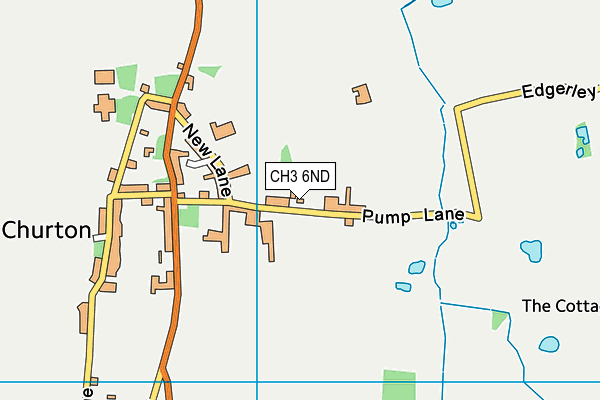 CH3 6ND map - OS VectorMap District (Ordnance Survey)
