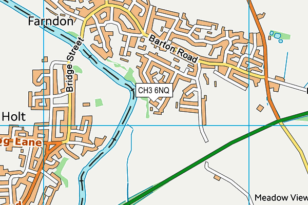 CH3 6NQ map - OS VectorMap District (Ordnance Survey)