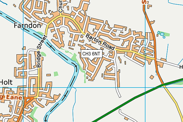 CH3 6NT map - OS VectorMap District (Ordnance Survey)