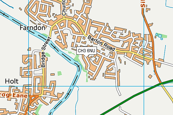 CH3 6NU map - OS VectorMap District (Ordnance Survey)