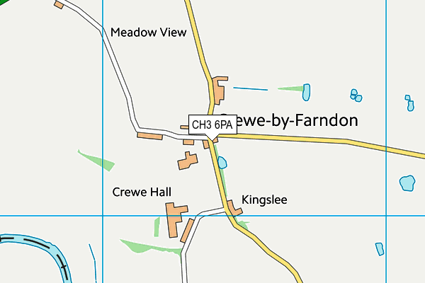 CH3 6PA map - OS VectorMap District (Ordnance Survey)